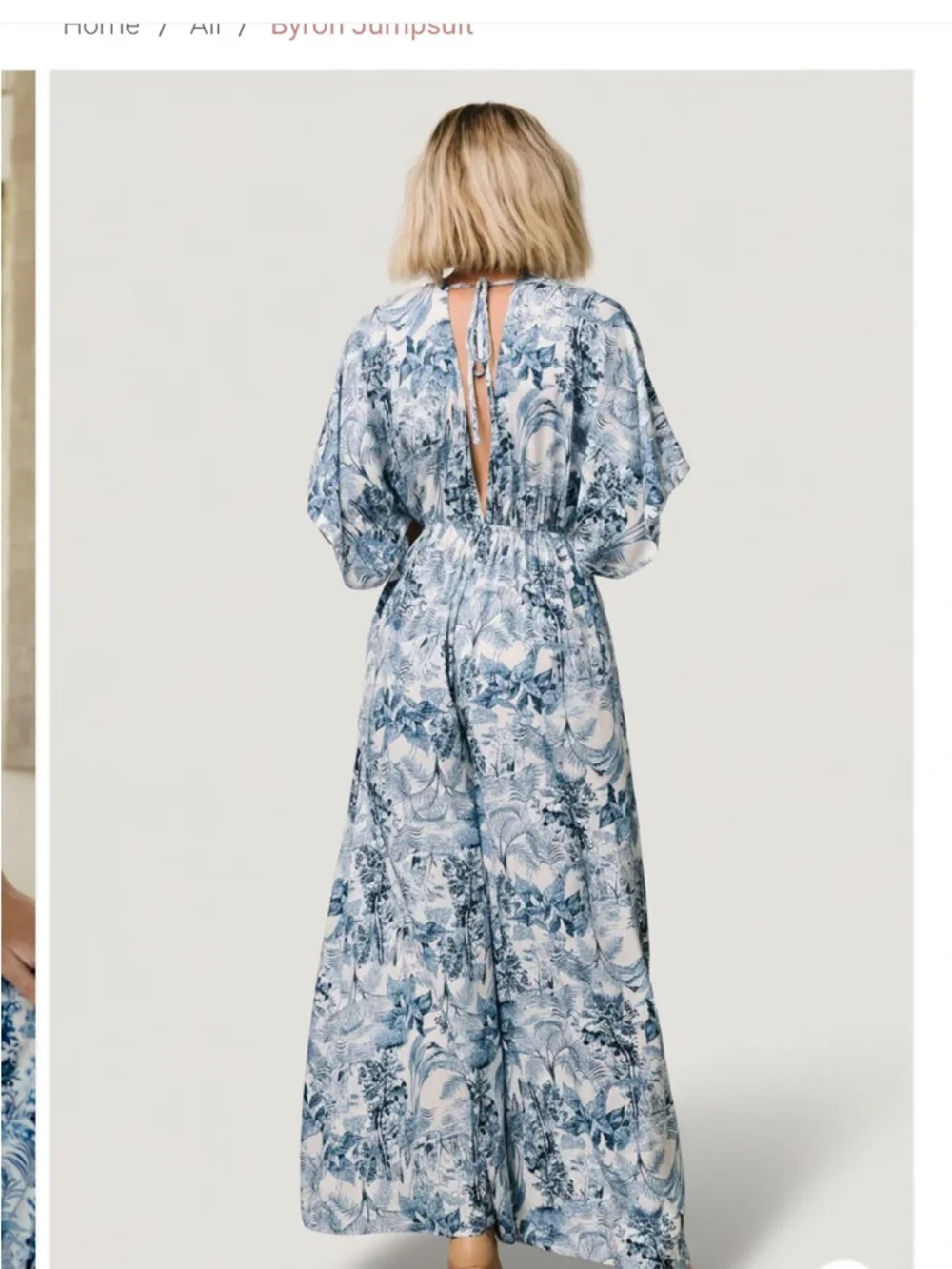 Baltic born Byron Jumpsuit blue Floral size xl - Picture 3 of 9